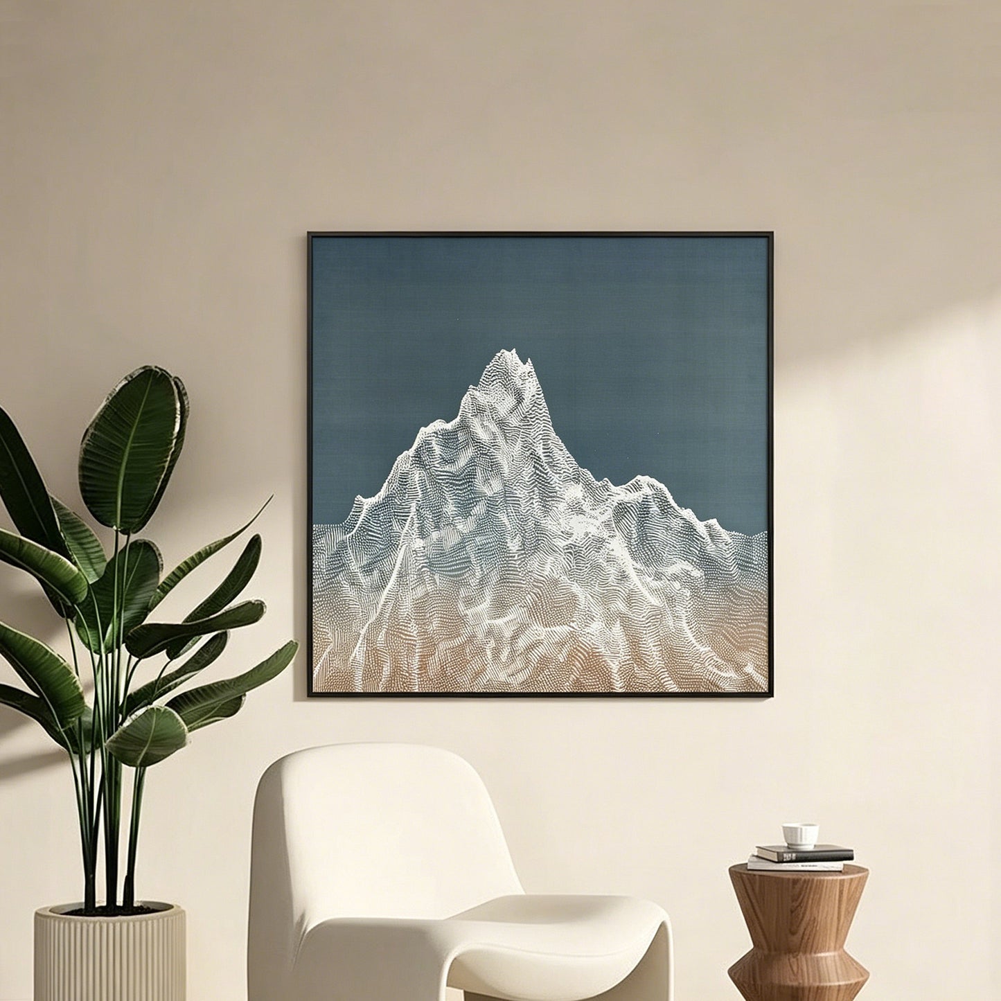 Silver Mountain Peak Wall Relief