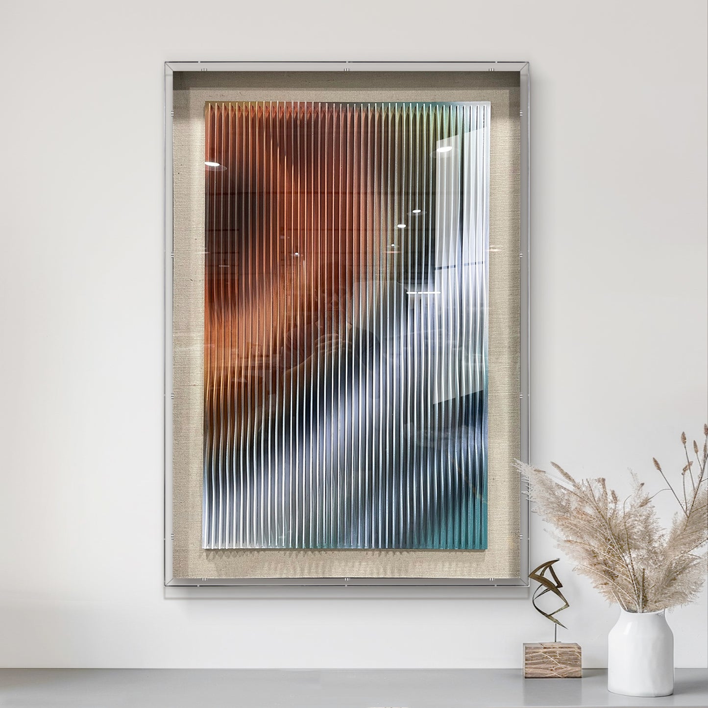 Copper Motion Kinetic Acrylic Form