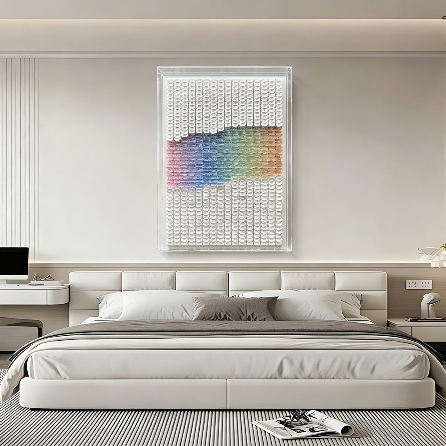High-End Hot-Bent Acrylic Wall Art - 3D Sculpture