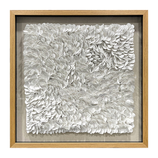 Handcrafted 3D leather artwork, featuring exquisite texture and striking three-dimensional design.