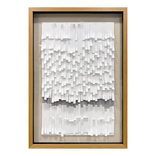Modern Abstract 3D Wall Art, Handcrafted Aesthetic Decor in Black and White
