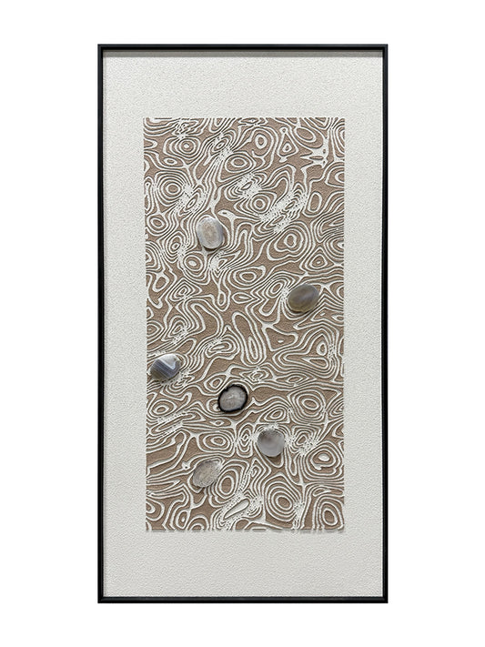 Luxury Heavy Impasto Wave Dimensional Wall Art