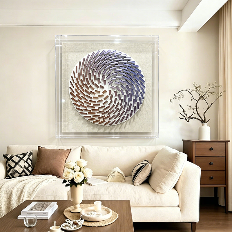 3D Parametric Acrylic Matrix Wall Sculpture