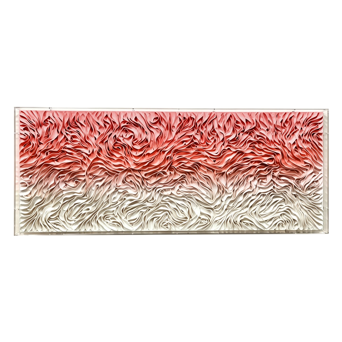 Sunset Grass Fiber Wall Installation