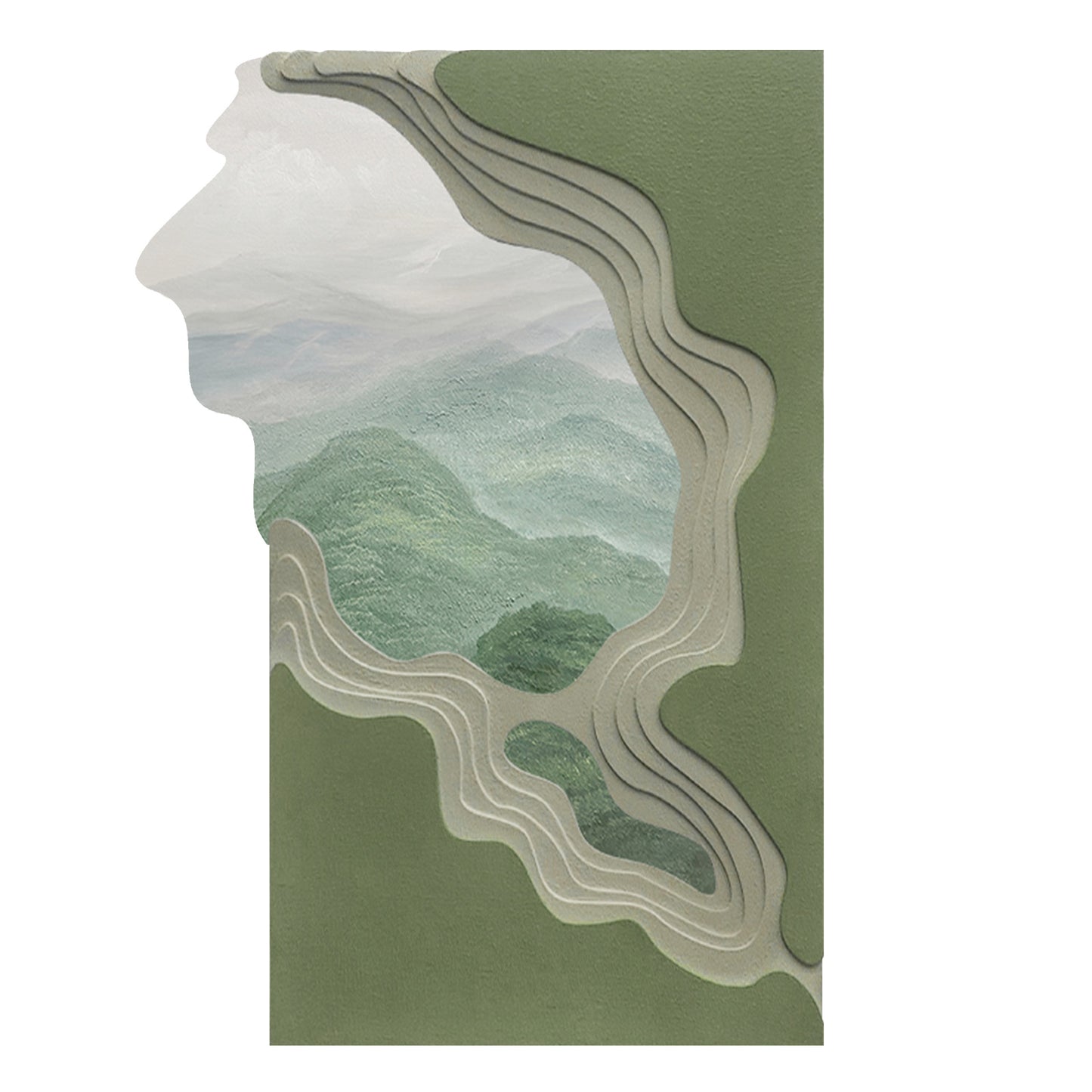Mist Source Contour Sandstone Relief