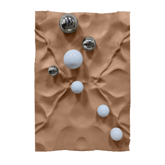 Silver Pebble Sandstone Wall Art