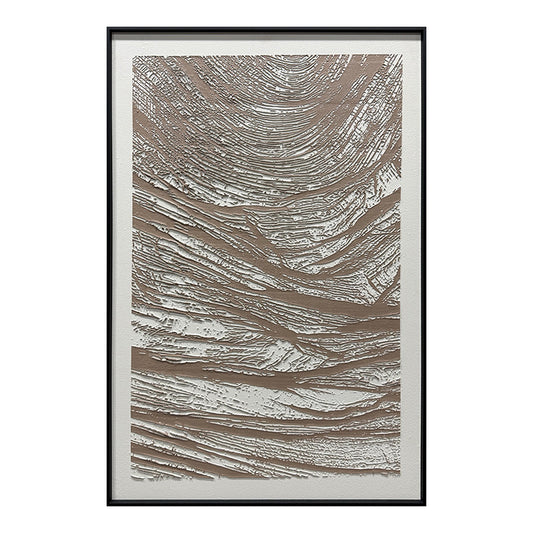 Abstract Earth Tone Organic Textured Wall Art