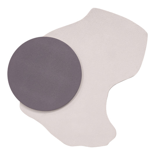 Mustard Ivory Layered Circle Wall Art