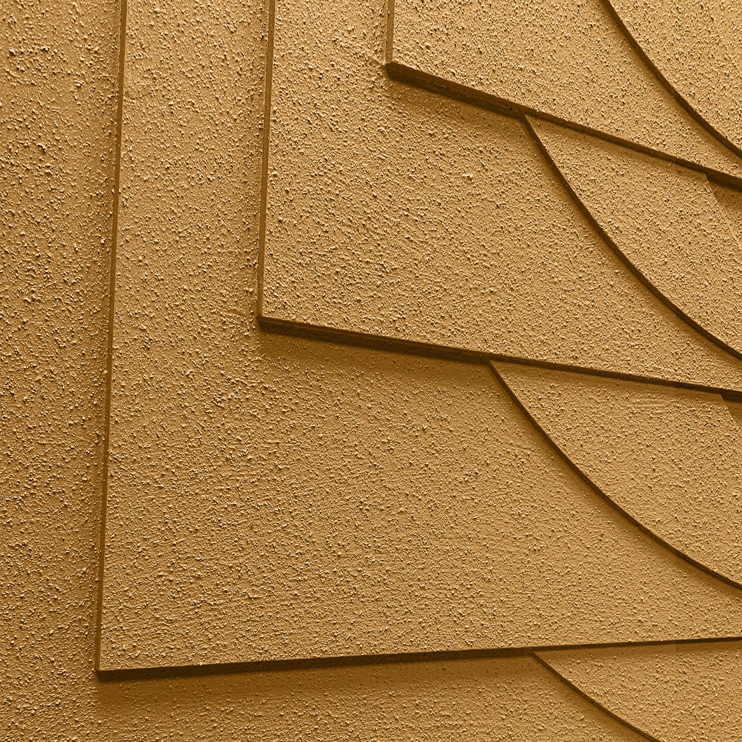 Terracotta Geometry Carved Wall Panel