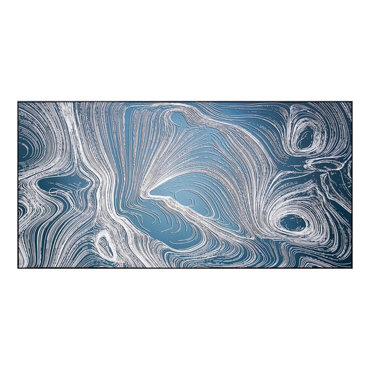 Golden Timber Grain Relief Wall Art