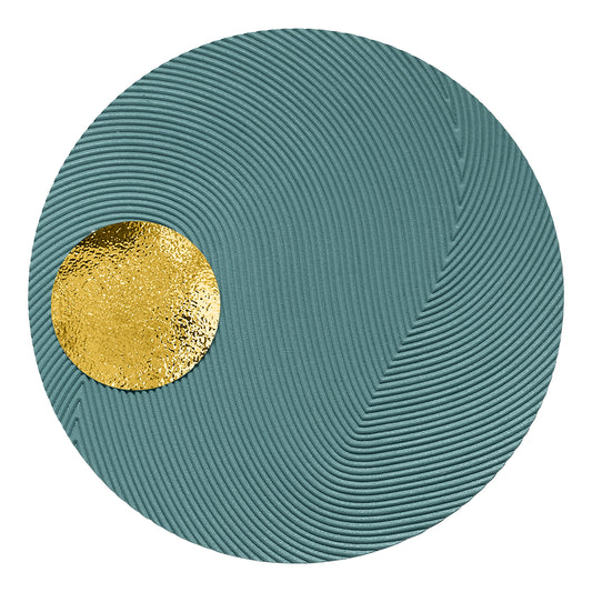Forest Line Round Wall Art