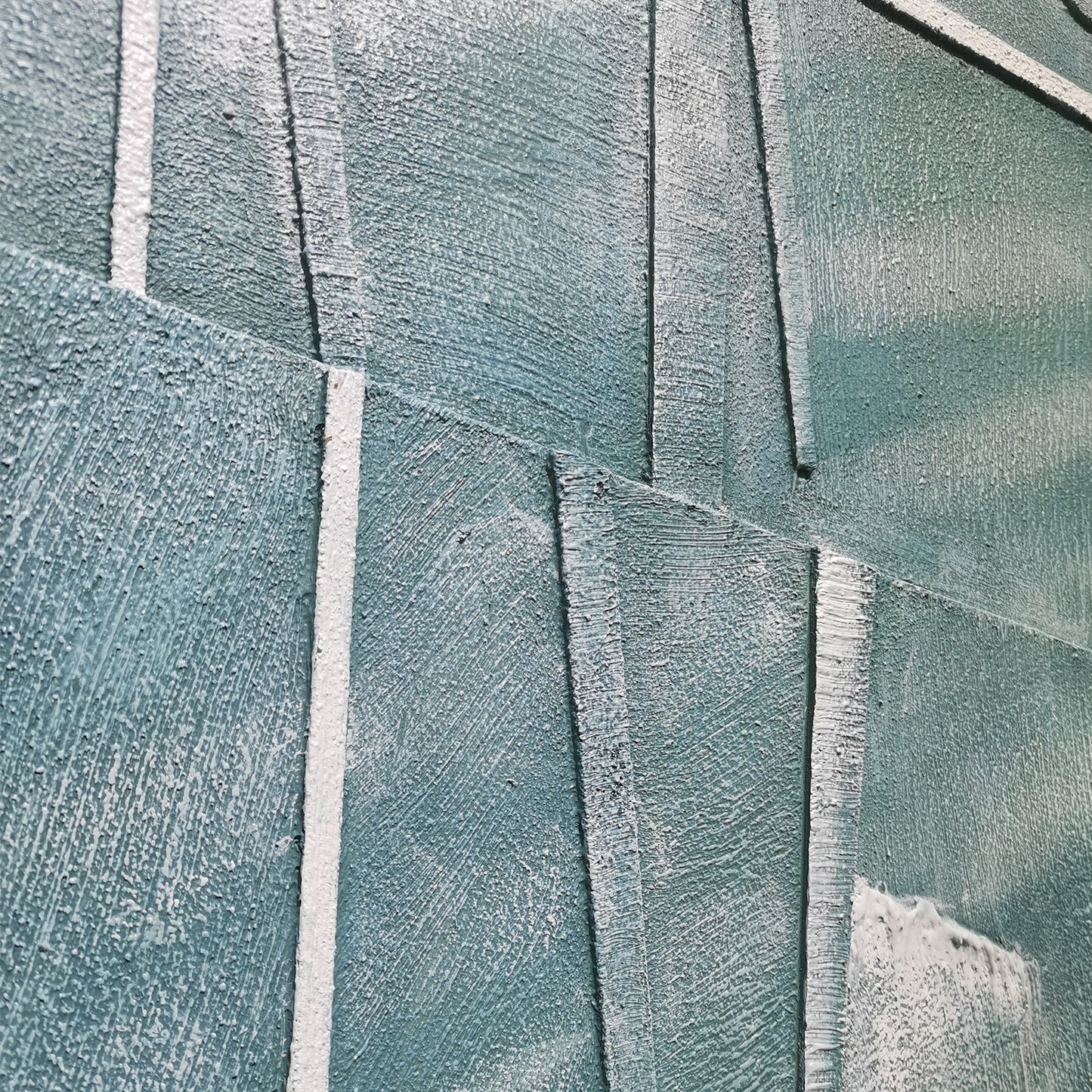 Blue Glass Layered Acrylic Wall Art