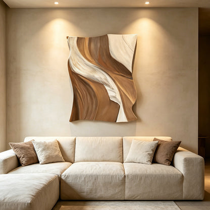 Earthflow Layered Sandstone Wall Art