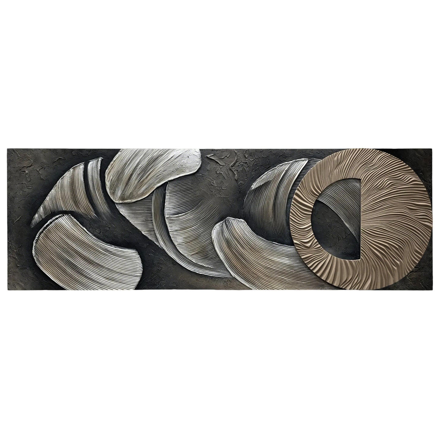 Bronze Spiral Sandstone Panorama Relief