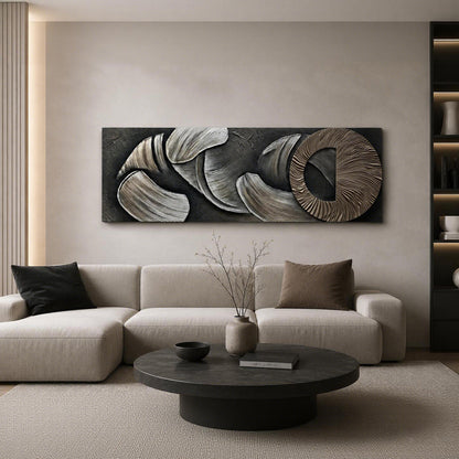 Bronze Spiral Sandstone Panorama Relief