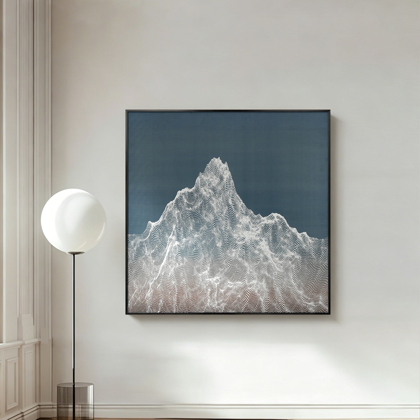 Silver Mountain Peak Wall Relief