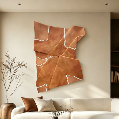 Terracotta Fragment Sandstone Wall Art