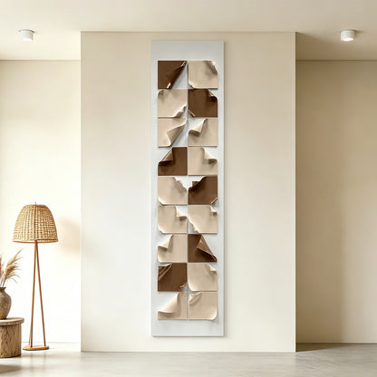 Ivory Fold Paper Shadow Box