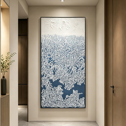 Cascading Coast Textured Wall Art