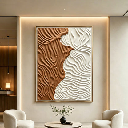 Terracotta Ivory Twin Current Art