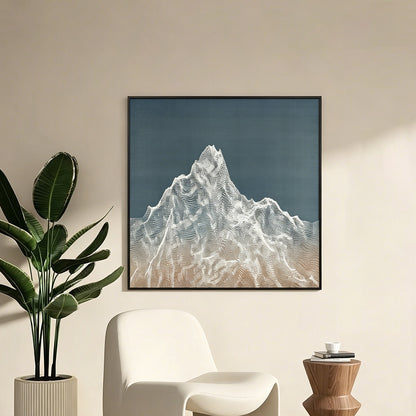 Silver Mountain Peak Wall Relief