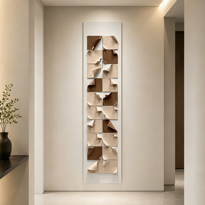 Ivory Fold Paper Shadow Box