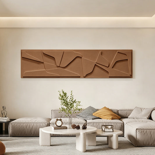 Terracotta Linear Carved Wall Panel