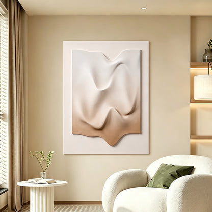 Ivory Rising Form Wall Relief