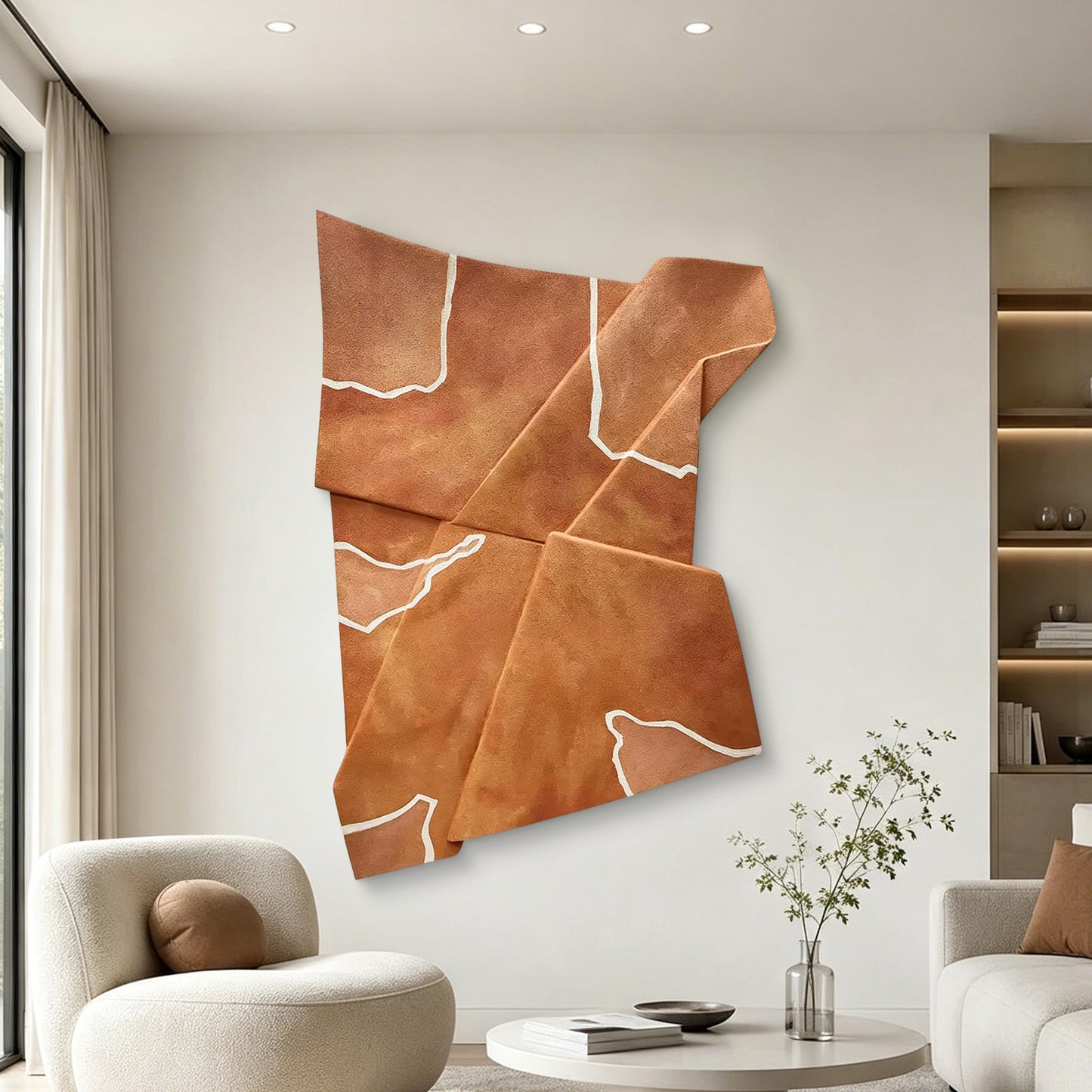 Terracotta Fragment Sandstone Wall Art