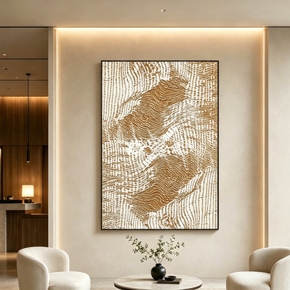 White Horse Textured Wall Portrait
