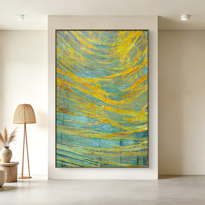 Modern Handmade Wall Art with Layered Texture Design