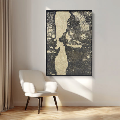 High-End Textured Wave Oil Painting - Modern Wall Art