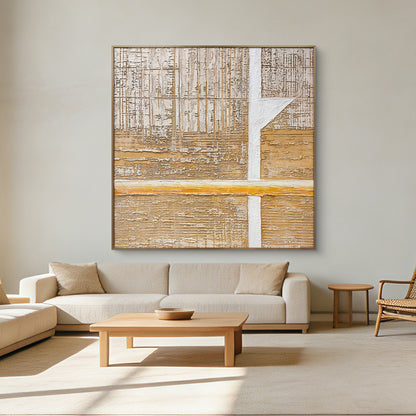 Architectural Neutral Textured Wall Art for Interior Design Projects