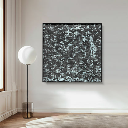 Abstract Ocean Scale Texture Painting - Luxury Wall Decor