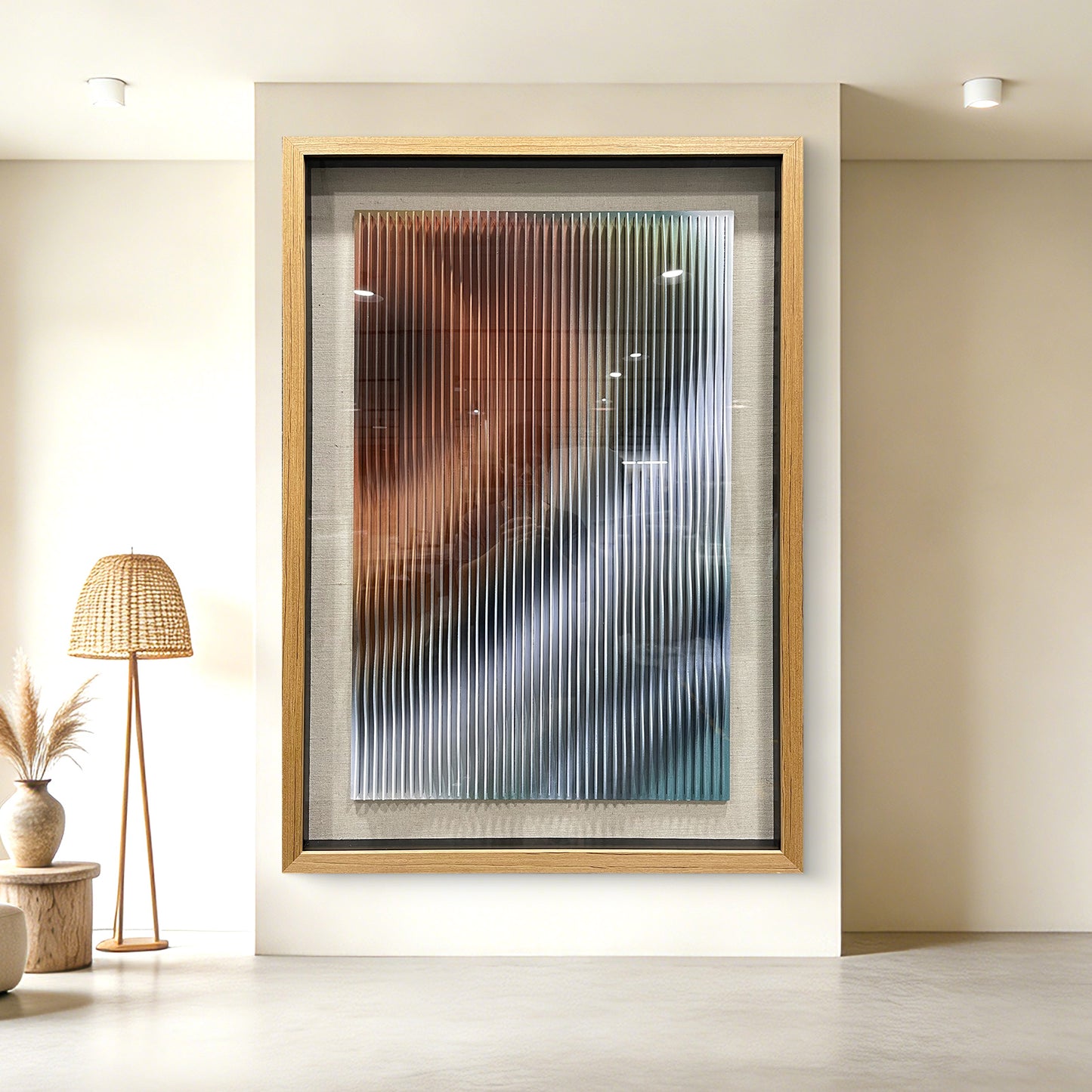 Copper Motion Kinetic Acrylic Form