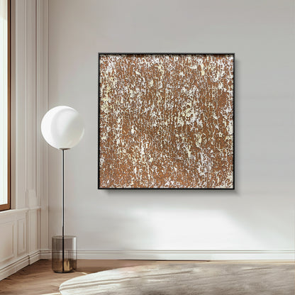 Handmade Mixed-Media Wall Art - Large Textured Painting