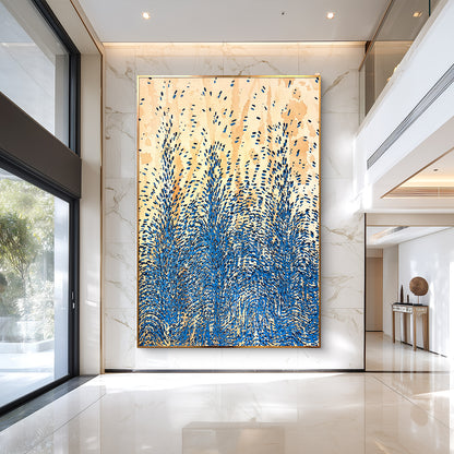 Textured Abstract Canvas Art Inspired by Natural Motion