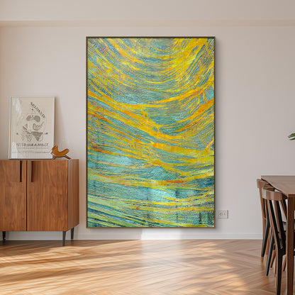 Modern Handmade Wall Art with Layered Texture Design