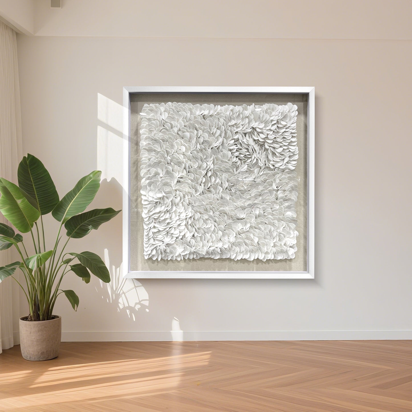 Handcrafted 3D leather artwork, featuring exquisite texture and striking three-dimensional design.