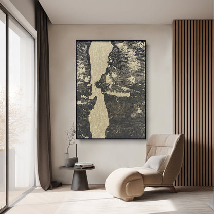 High-End Textured Wave Oil Painting - Modern Wall Art