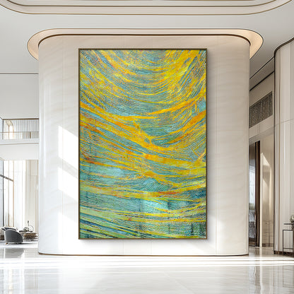Modern Handmade Wall Art with Layered Texture Design