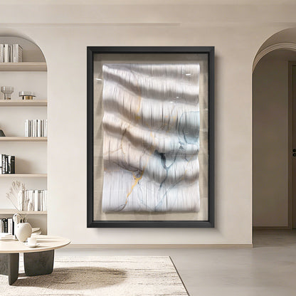 Handcrafted 3D paper art wall decor, featuring modern three-dimensional design and exquisite artistic texture.