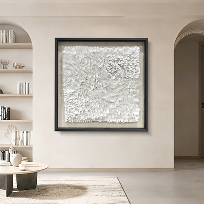Handcrafted 3D leather artwork, featuring exquisite texture and striking three-dimensional design.