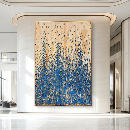 Textured Abstract Canvas Art Inspired by Natural Motion