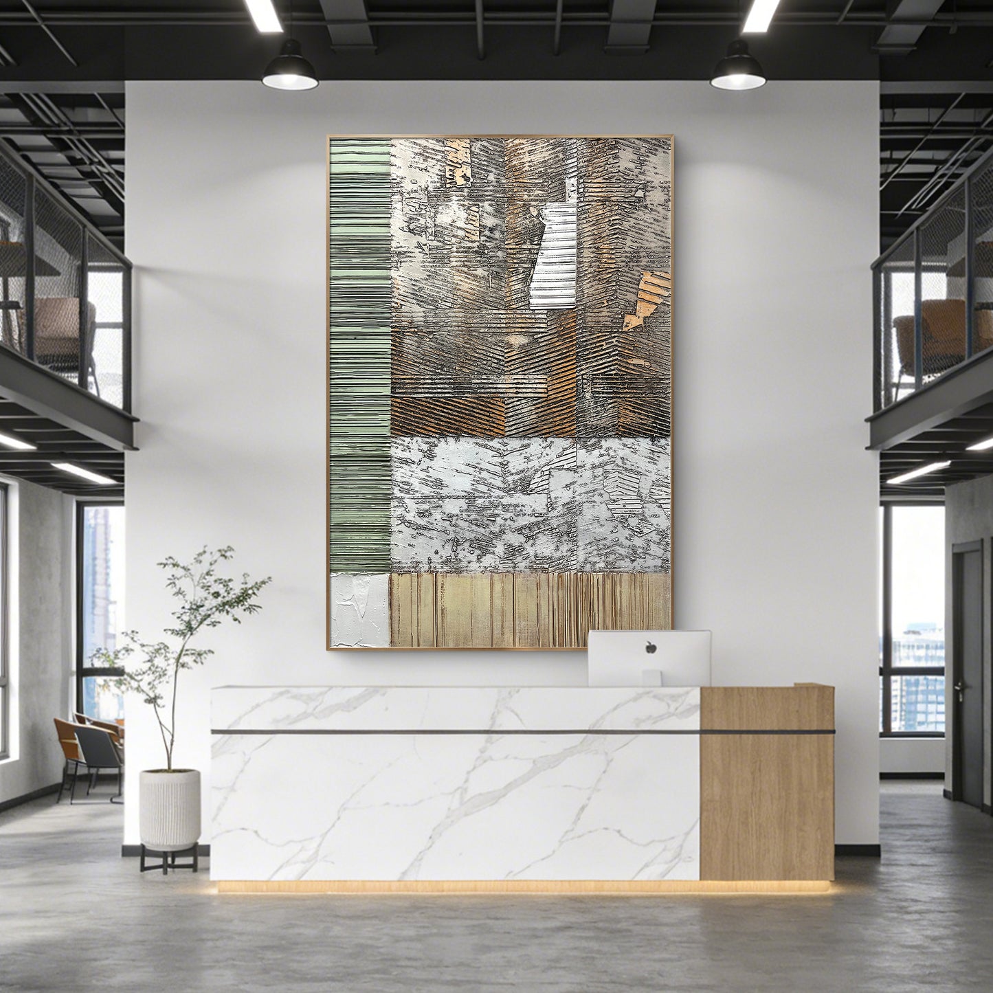 Gray Extra Large Wall Art Abstract Large Canvas Art Large wall Paintings Big Wall Decor Living Room for Bedroom Dining Room Wall Decor