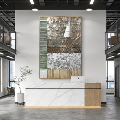 Gray Extra Large Wall Art Abstract Large Canvas Art Large wall Paintings Big Wall Decor Living Room for Bedroom Dining Room Wall Decor