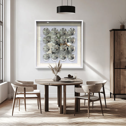 Modern Mirrored Acrylic Wall Art - 3D Convex Mirror Decor