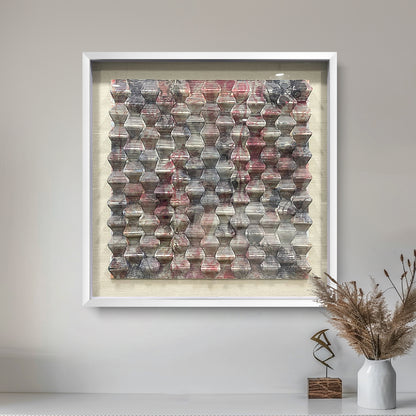 Handmade Cardstock uv molding Wall Art - Large Sculpture