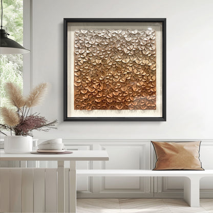 3D Leather Butterfly Wall Art - Gradient Decor