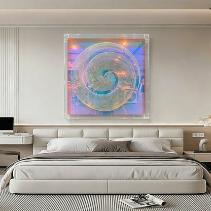 Wabi-Sabi Minimalist 3D Relief Wall Art - Clay Textured Canvas